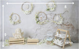 Mini Dove  - Printed Baby Backdrop - FABRIC (PRE ORDER)