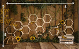Honeycomb - Printed Baby Backdrop - Fabric (Pre Order)