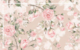 Peachy Rose - Printed Baby Backdrop - FABRIC (PRE ORDER)