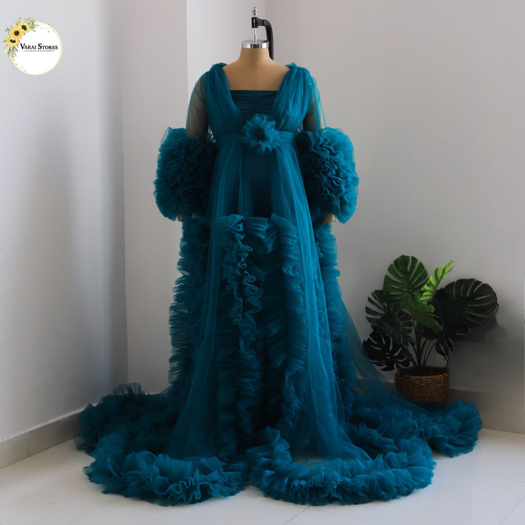 Madonna Gown - Emerald