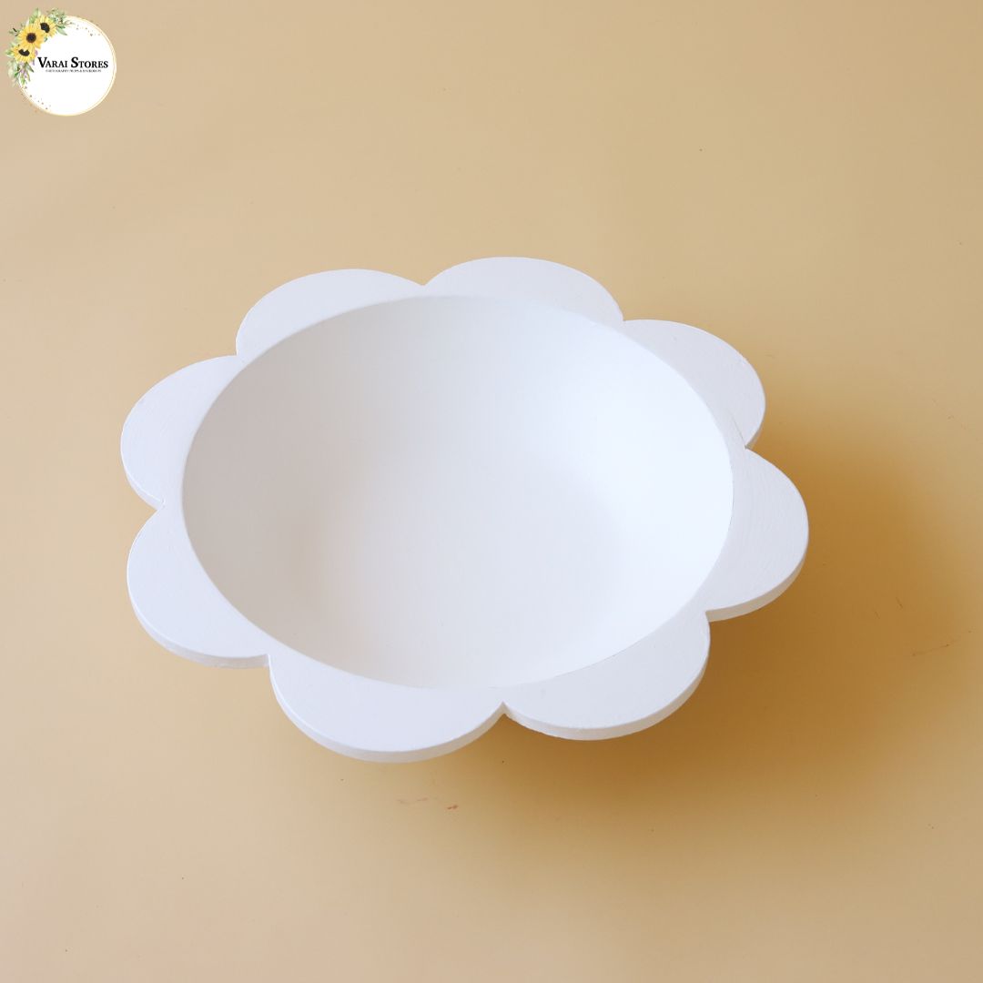 Flower Bowl - White