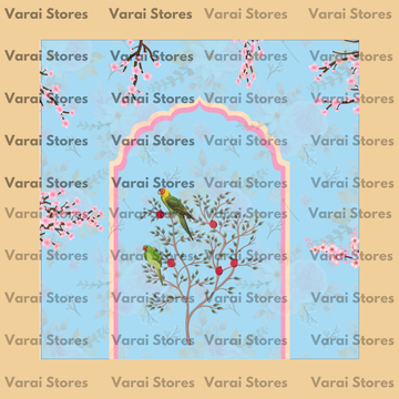 Pastel Tree - Fabric With Pole Pocket