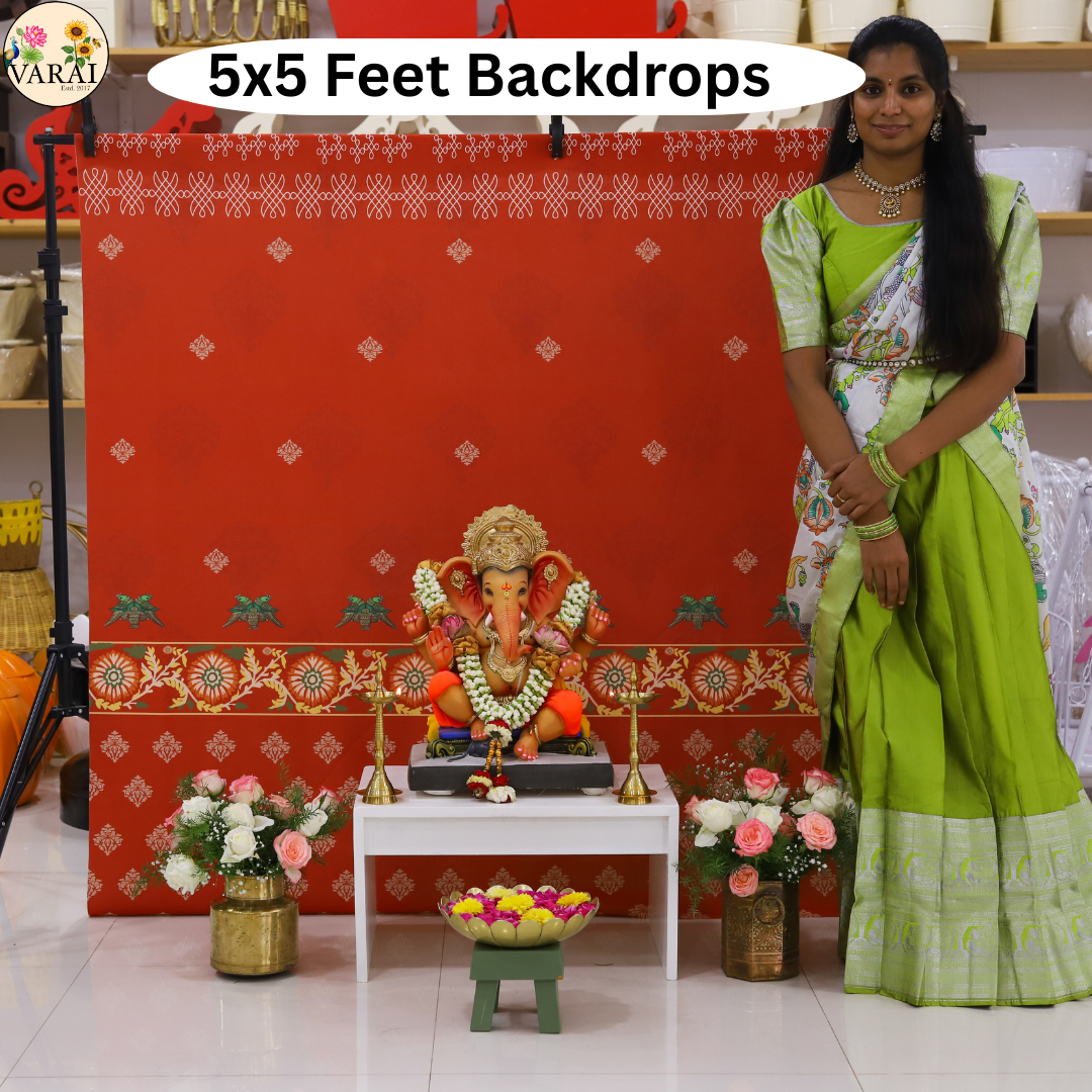 Mini Decor  Backdrop - 40 (5X5) Feet