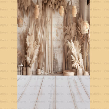 Boho Curtain Type 1 - Fabric (8x12) Feet