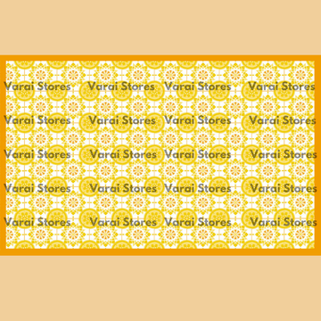 Yellow Mosaic - Fabric (5x8) Feet