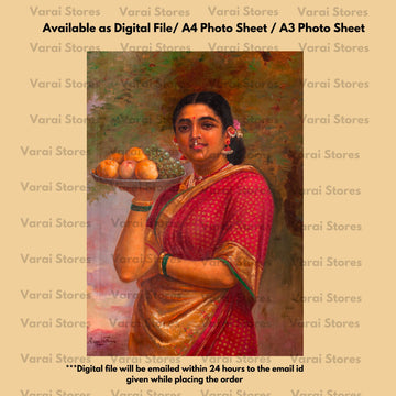 Raja Ravi Varma Painting Print - 05