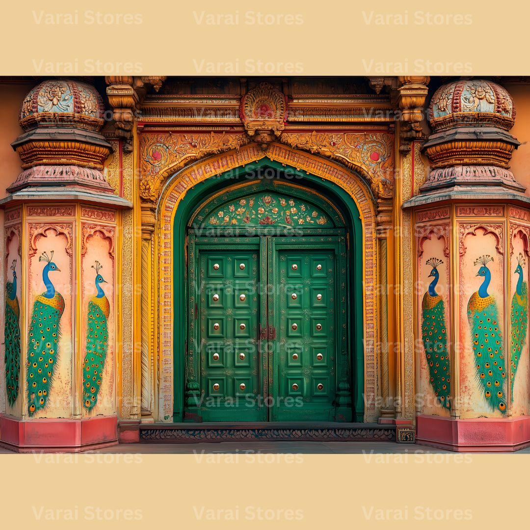 Rajasthan Door - Fabric (5x8) Feet