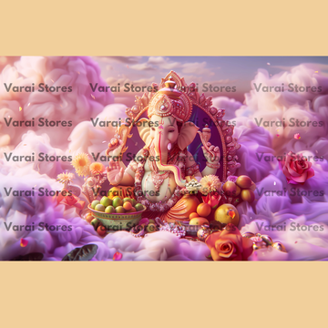 Ganesha (Type 6) - Fabric (5x8) Feet