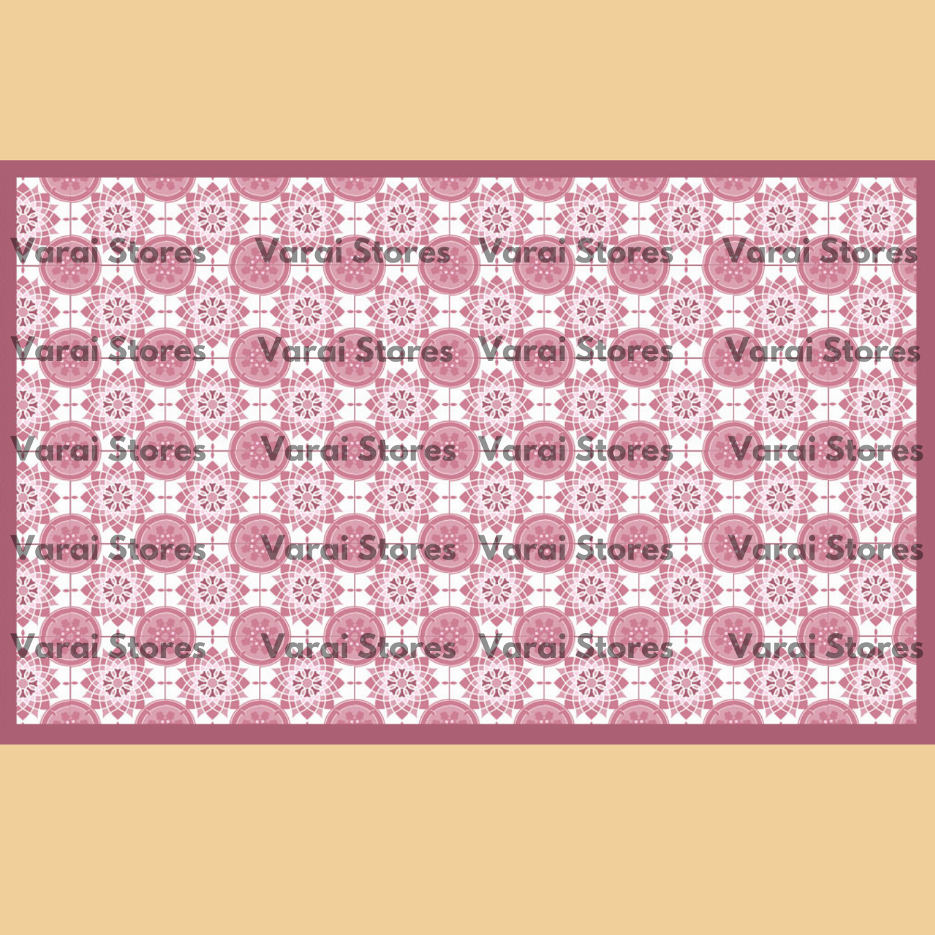 Pink Mosaic - Fabric (5x7) Feet