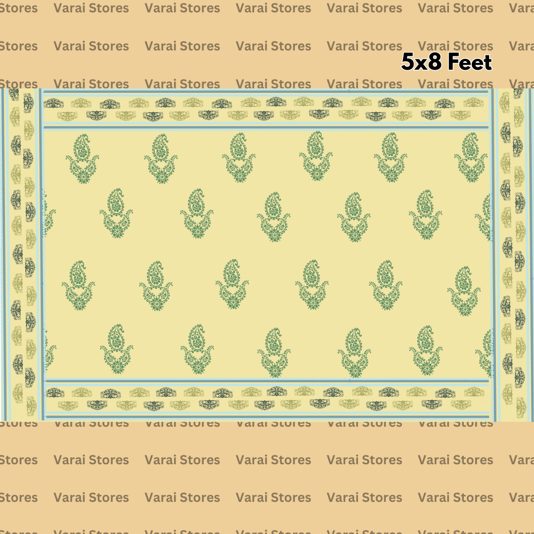 Paisley Pattern  - Fabric Floordrop