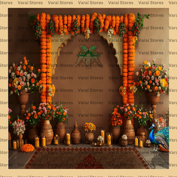 Parrot Floral Decor -  Fabric With Pole Pocket