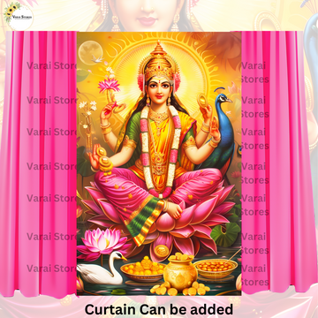 Mahalakshmi (Type 7) - Fabric (8x5) Feet With Pole Pocket