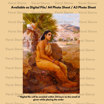 Raja Ravi Varma Painting Print - 06
