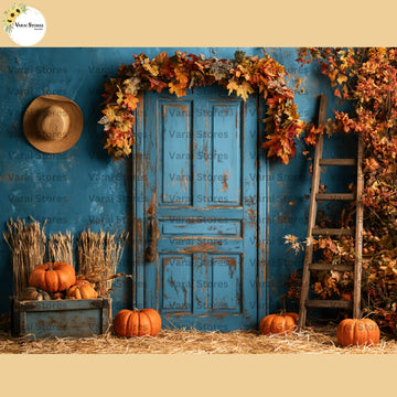 Autumn House - Baby Printed Backdrops - PREMIUM FABRIC