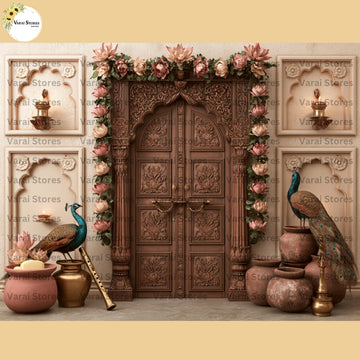 Krishna 1   - Baby Printed Backdrops - PREMIUM FABRIC