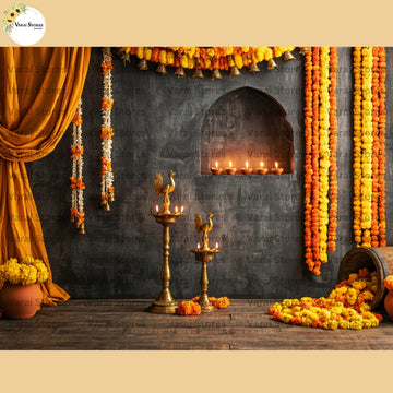 Krishna 3  - Baby Printed Backdrops - PREMIUM FABRIC