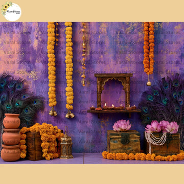 Krishna  4  - Baby Printed Backdrops - PREMIUM FABRIC