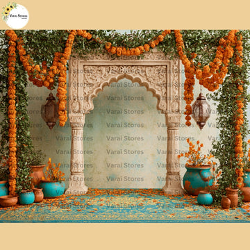 Krishna  8  - Baby Printed Backdrops - PREMIUM FABRIC