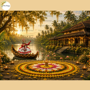 Onam 2  - Baby Printed Backdrops - PREMIUM FABRIC