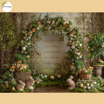 Enchanted Spring Forest  - Baby Printed Backdrops - PREMIUM FABRIC