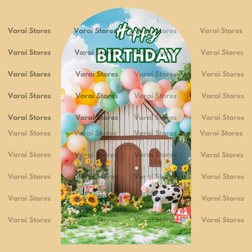 Arch Birthday Backdrop - 09