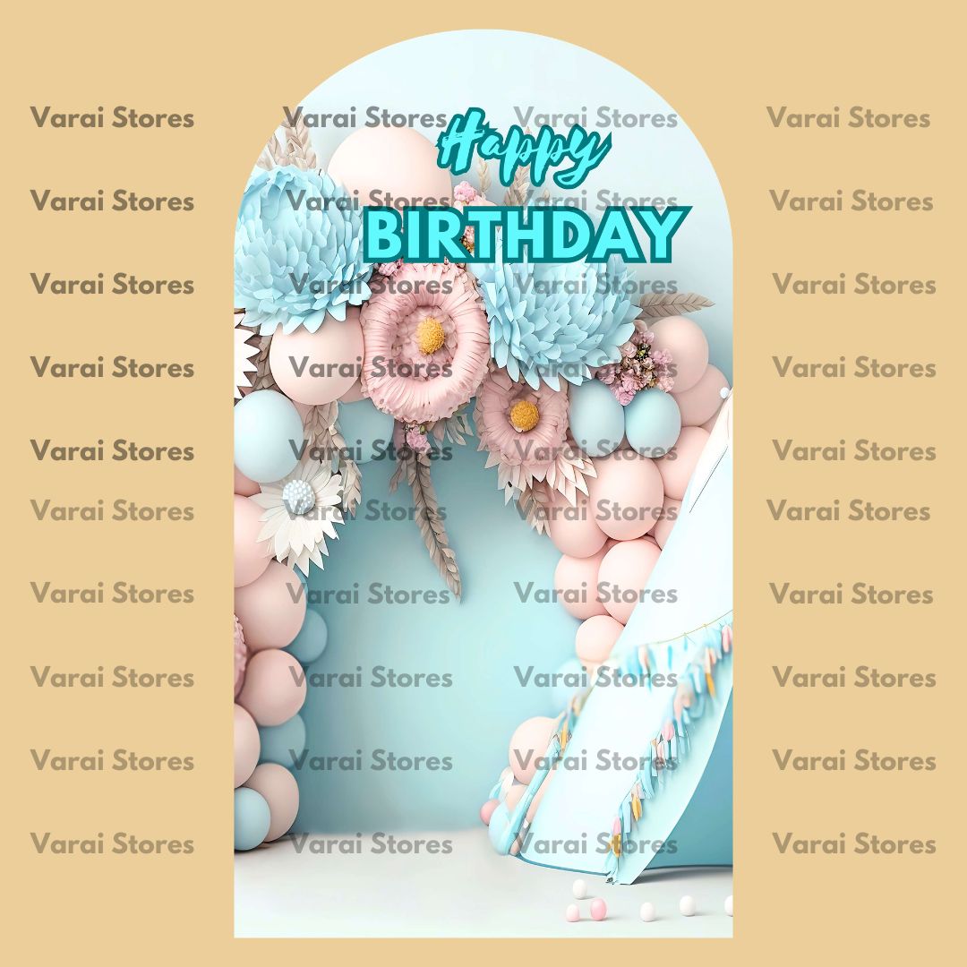 Arch Birthday Backdrop - 12