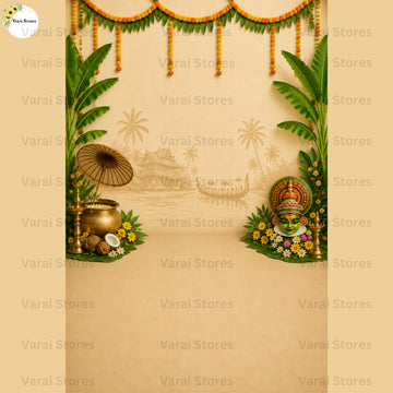 Onam 1  - Printed  Backdrops -  PREMIUM FABRIC