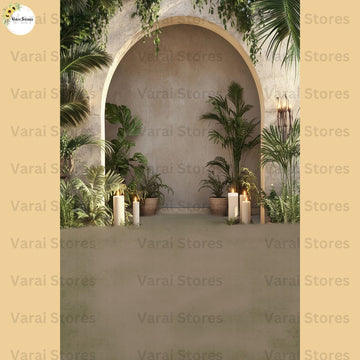 Boho Garden   -   Printed  Lifestyle Backdrop - PREMIUM FABRIC