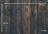 Dark Wood - Printed Baby Backdrop - FABRIC (PRE ORDER)