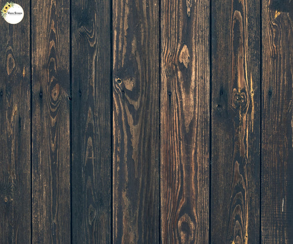 Dark Wood - Printed Baby Backdrop - FABRIC (PRE ORDER)