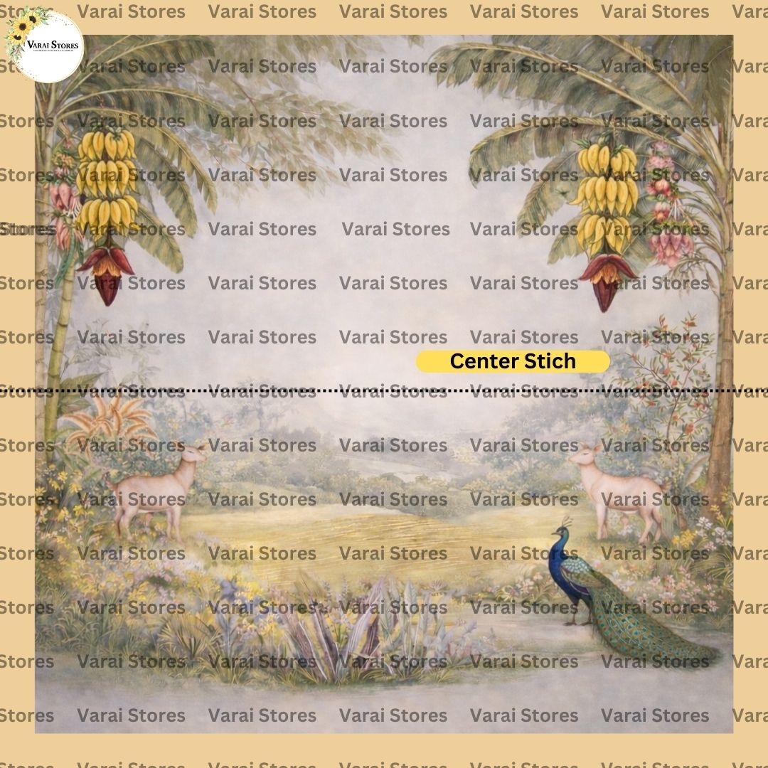 Pastel Garden - Fabric With Pole Pocket