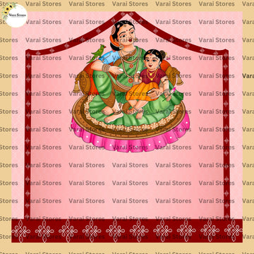 Tanjor Annaprasana Girl - Fabric With Pole Pocket