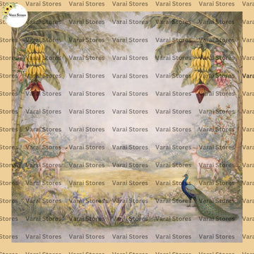 Pastel Garden  - Fabric (8x8) Feet With Pole Pocket