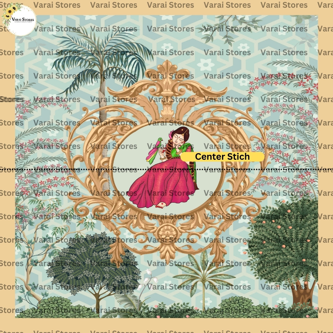 Parrot Queen - Girl - Fabric With Pole Pocket