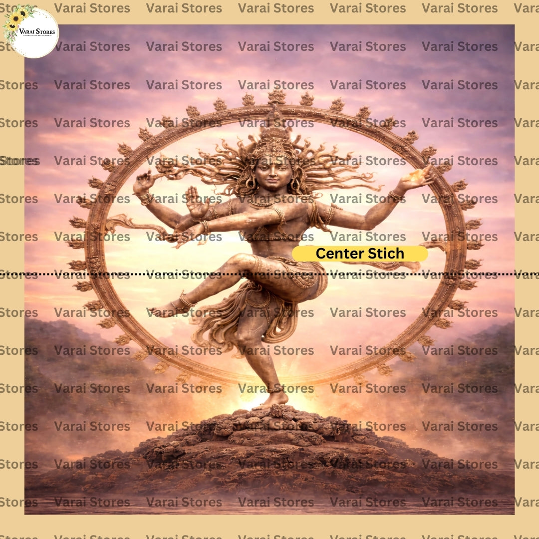 Sacred Nataraja Aura - Fabric With Pole Pocket