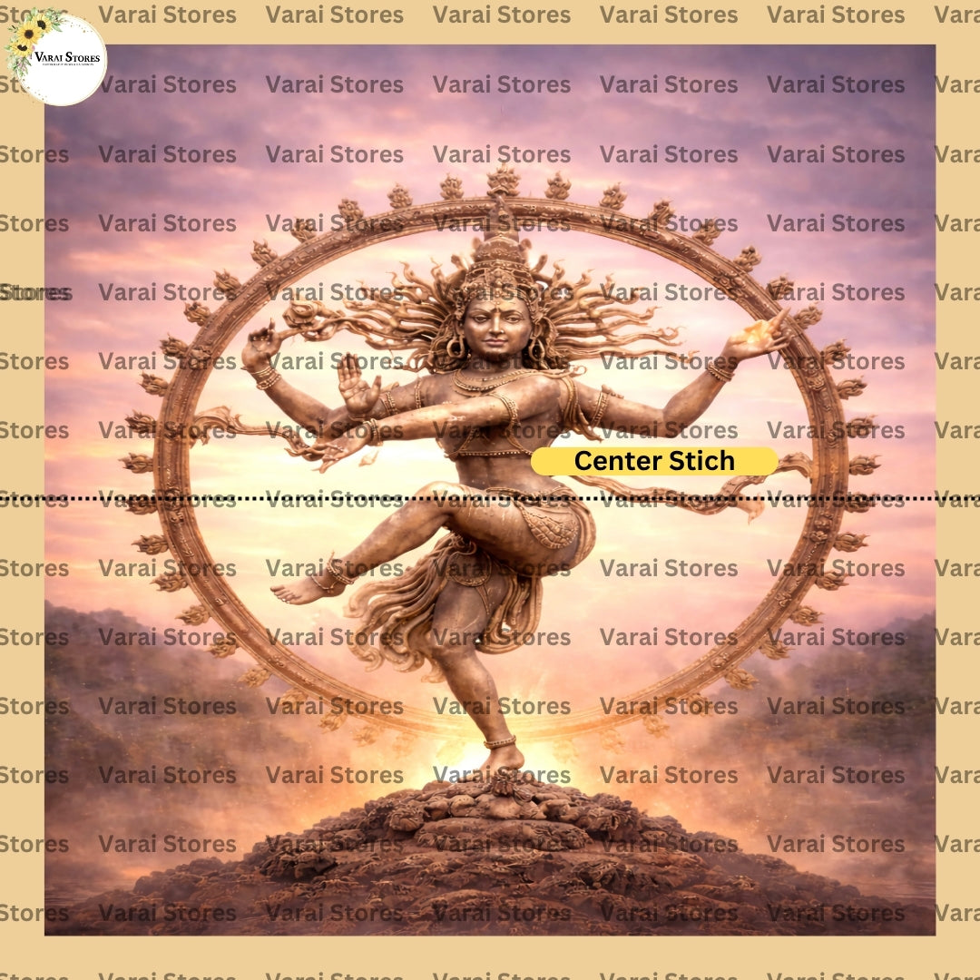 Sacred Nataraja Aura - Fabric With Pole Pocket