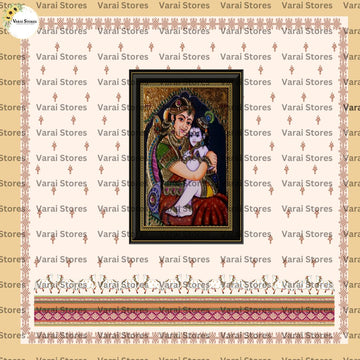Yashoda krishna Leela  - Fabric With Pole Pocket