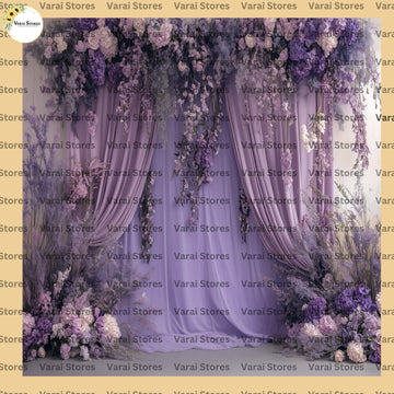 Lavender  Drapes  - Fabric With Pole Pocket