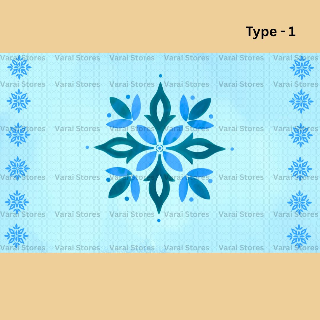 Snow flake - Fabric Floor drop