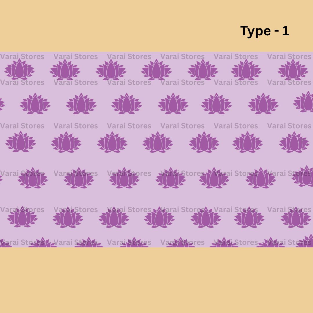 Pastel Lotus - Fabric Floordrop