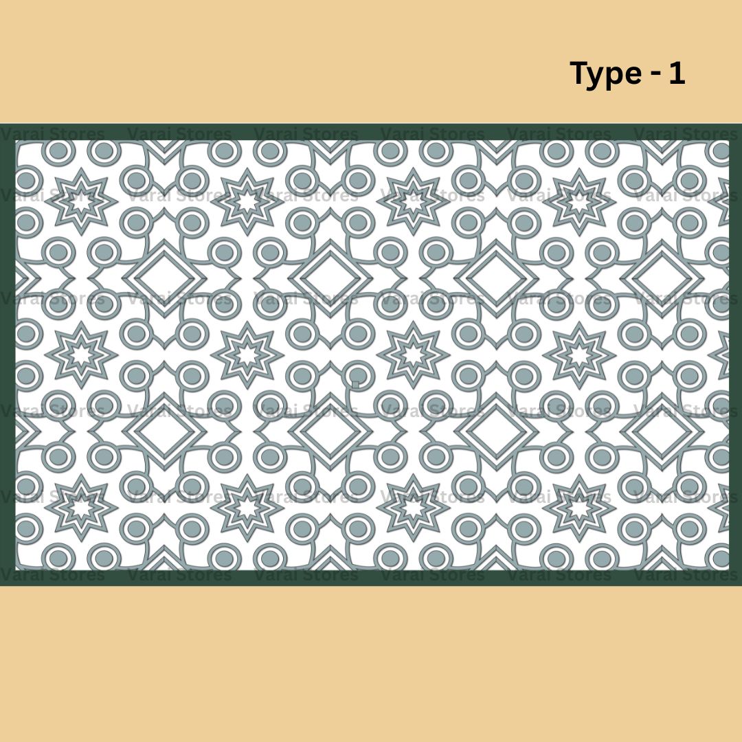 Crease Pattern  - Fabric Floor drop