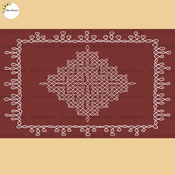 Vasapadi kolam  - Fabric Floordrop