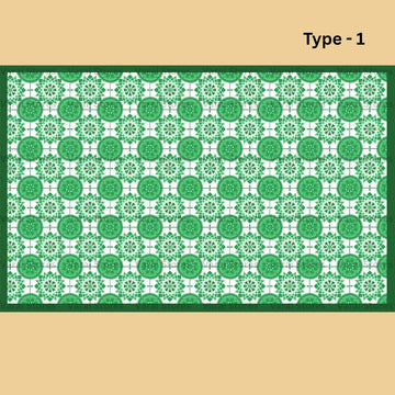 Green Mosaic - Fabric (5x8) Feet