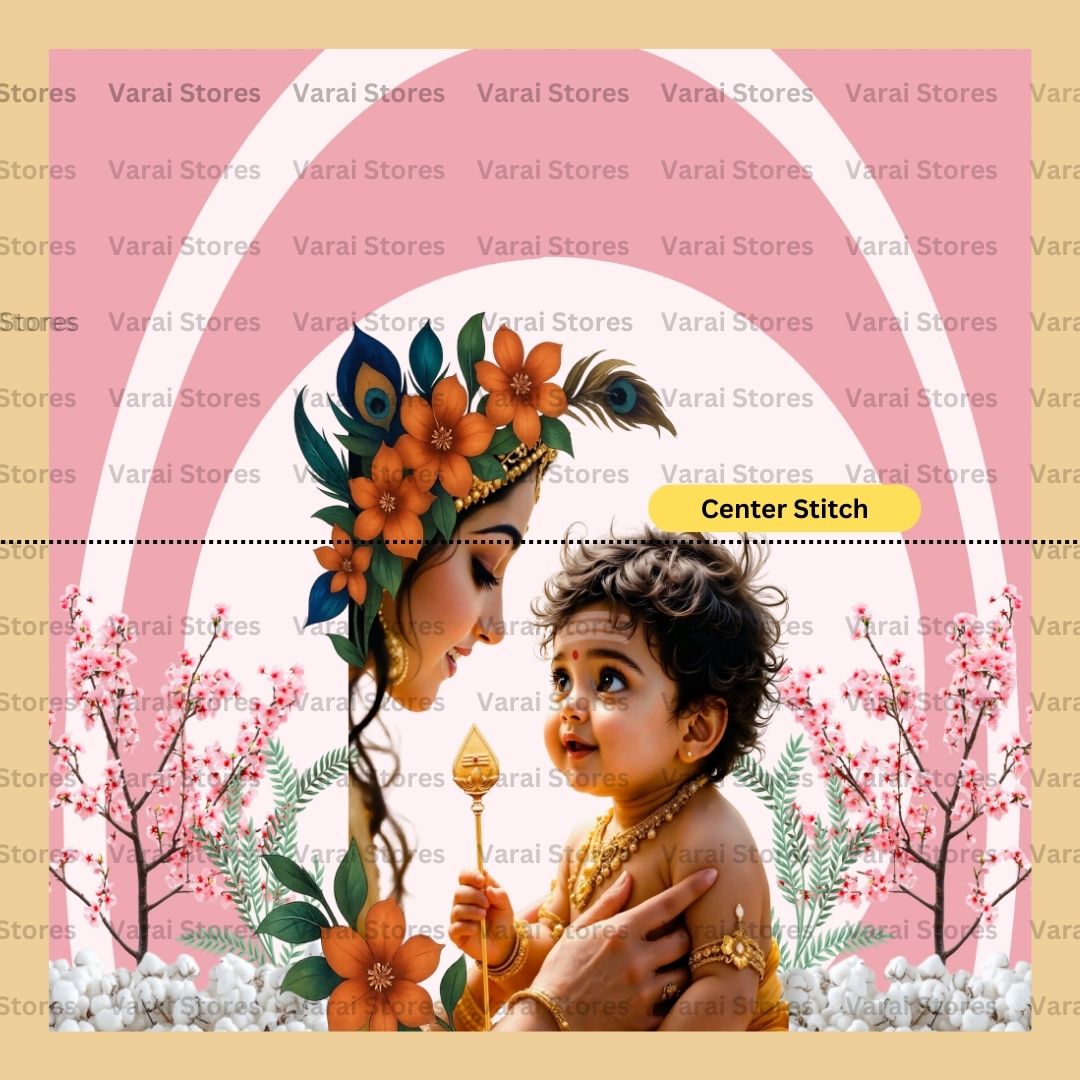 Bala shanmuka  - Fabric With Pole Pocket