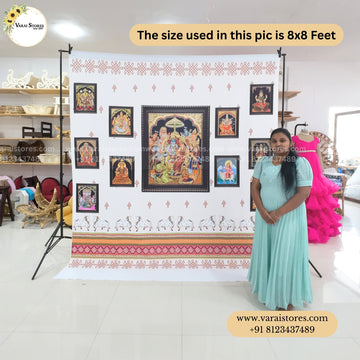 Sitha Rama Divine Art  - Fabric With Pole Pocket