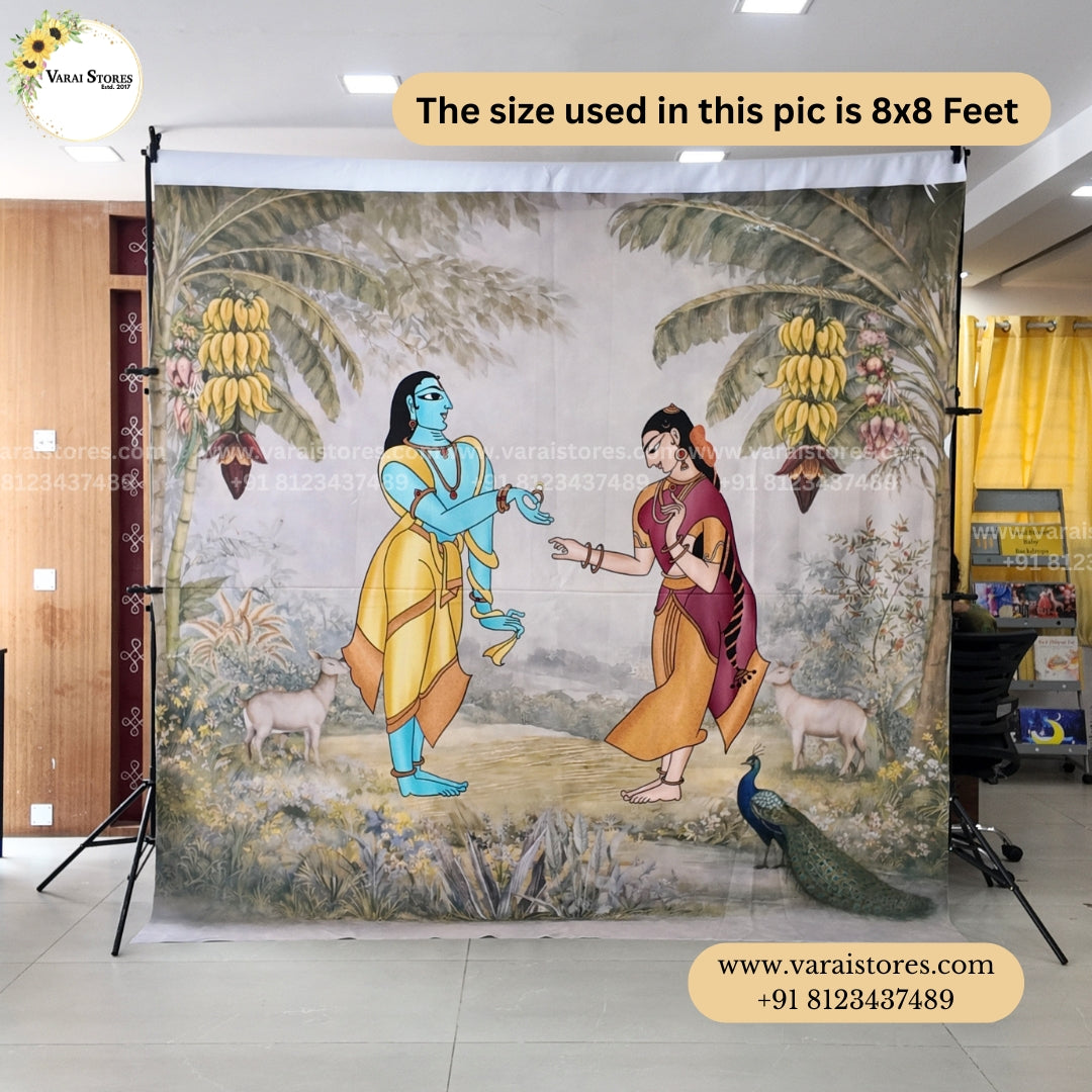 Bapu Bomma Engagement - Fabric With Pole Pocket