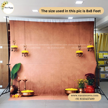Mangala Vedika - Fabric With Pole Pocket