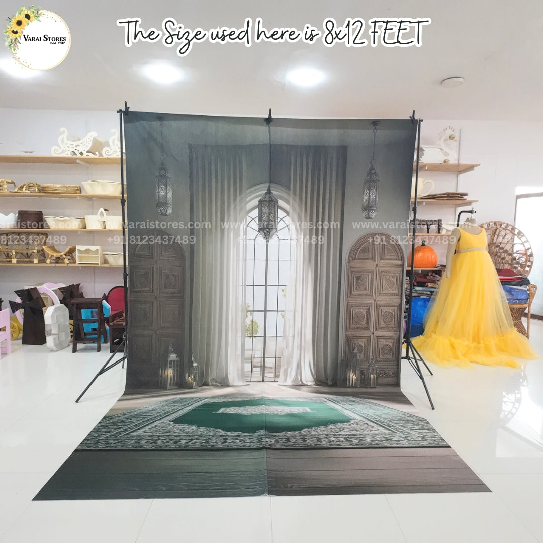 Royal Arch Serenity With Floor   - Printed Lifestyle  Backdrop - PREMIUM FABRIC