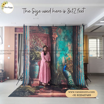 Draupadi Palace -  Printed Lifestyle  Backdrop - PREMIUM FABRIC