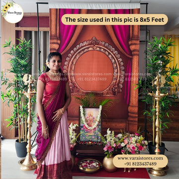 Arch Temple - Fabric (8x5) Feet with pole pocket